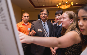 MTBI students at poster session